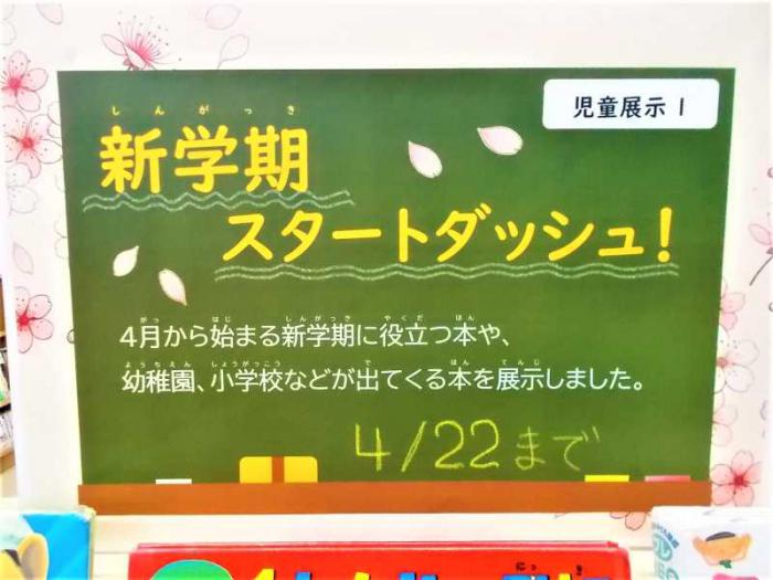 展示の看板写真です。黒板をモチーフにしたデザインです。