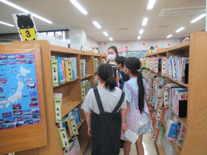 「一日司書体験」写真