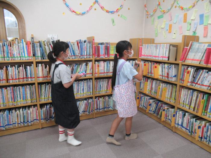 「一日司書体験」写真