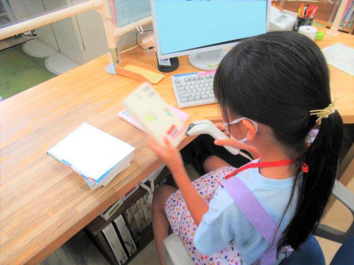 「一日司書体験」写真