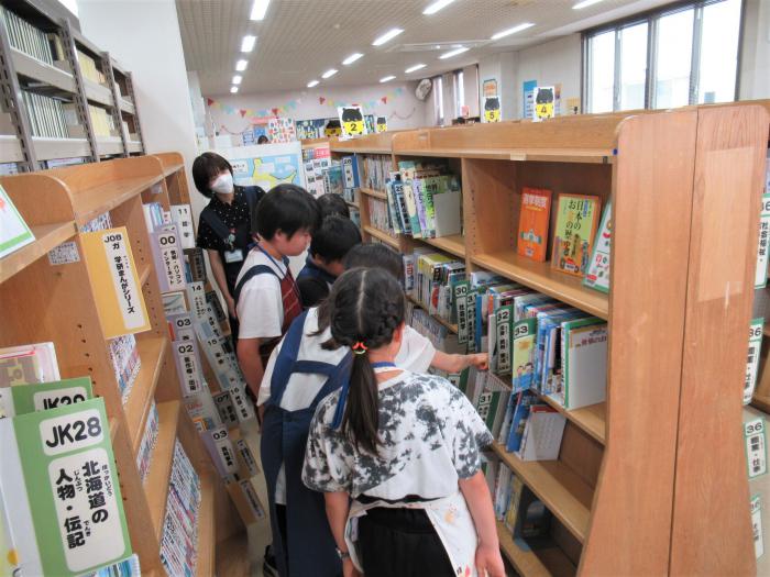 「一日司書体験」写真