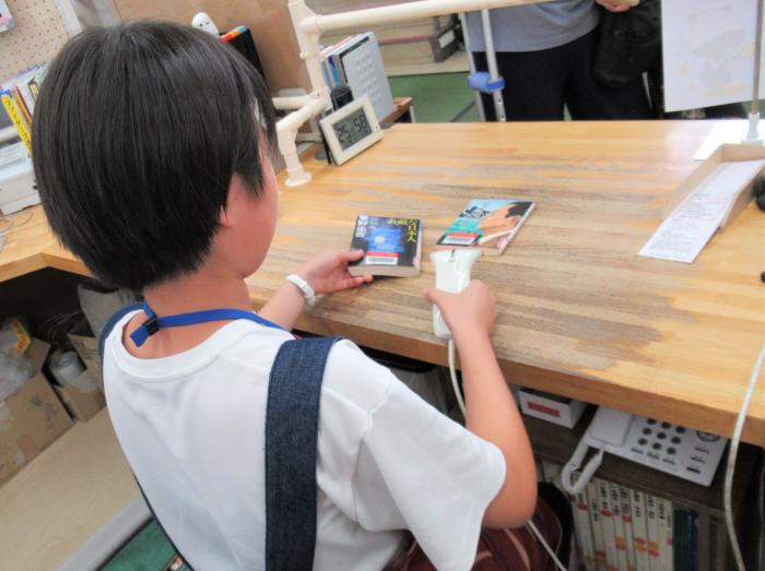 「一日司書体験」写真