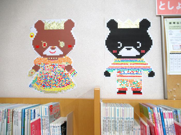 「シールでおえかき」写真