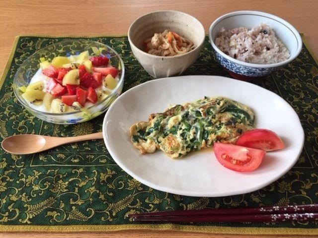 妊婦さん火曜日朝ご飯