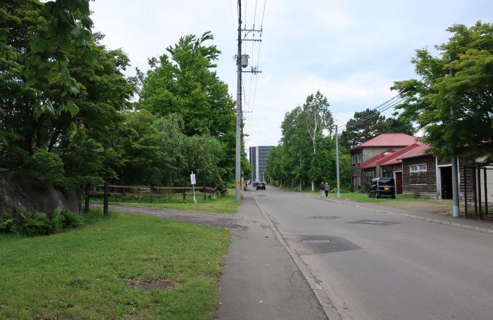 最後の直線道路