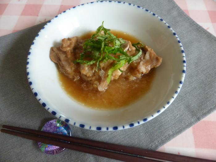 鶏もも肉のおろし煮