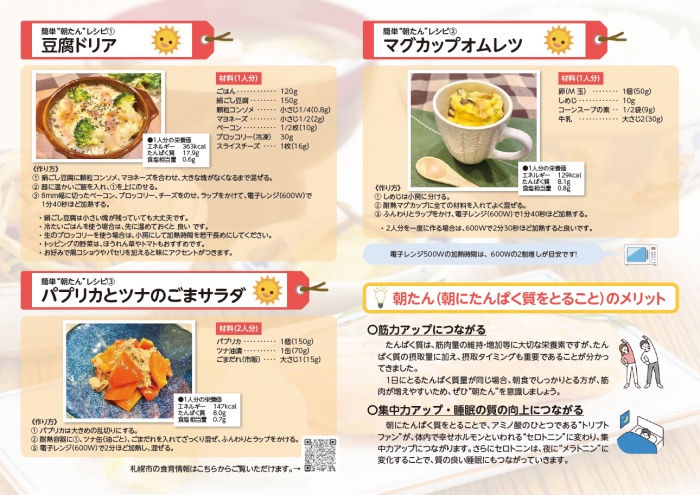 令和6年食育月間リーフレット(裏)