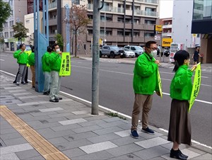 2025秋津道路街頭啓発2