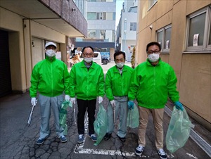 2025秋津道路清掃1