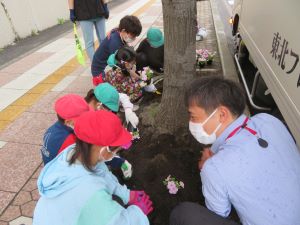 ルネサンスの植花活動1