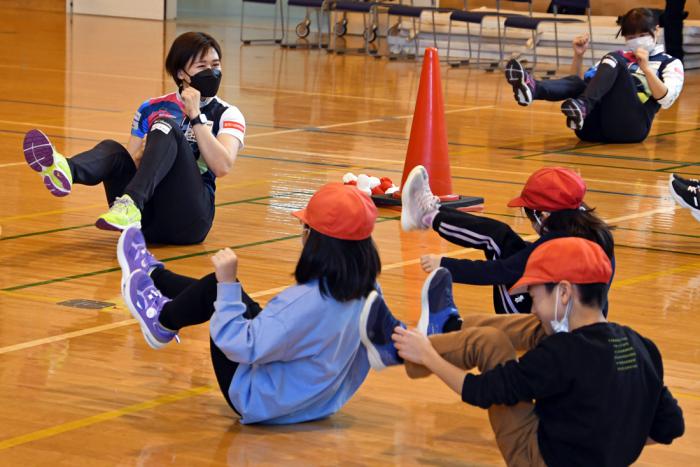 運動体験の様子