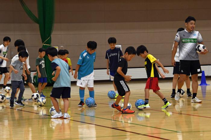 とよひらジュニアフットサル体験会の様子01