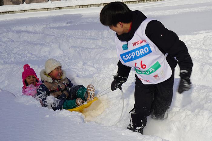 そりでGOGOの様子