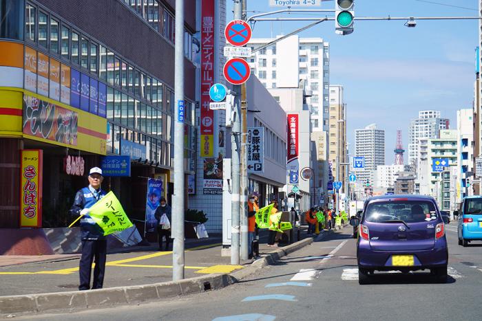 交通安全運動の様子3