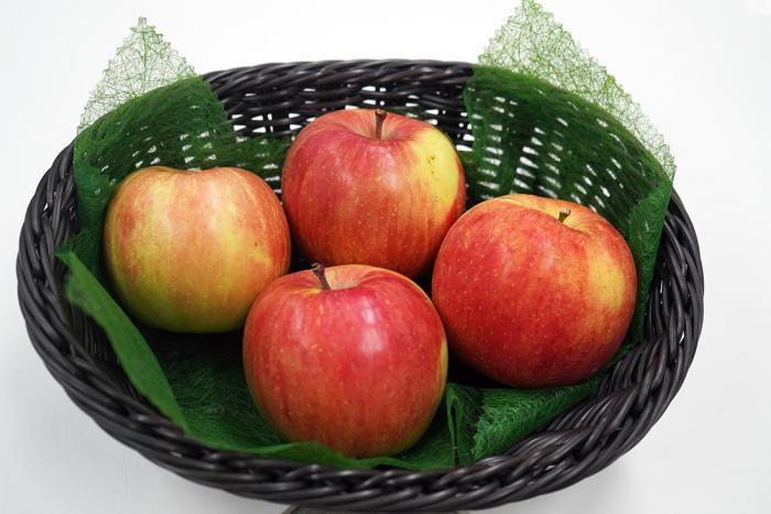 昨年収穫されたリンゴ