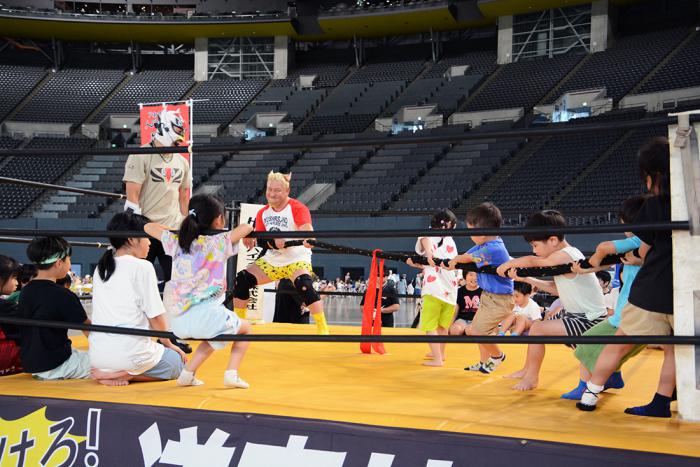 プロレスリングの様子