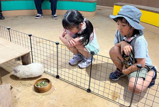 おやつタイムの様子
