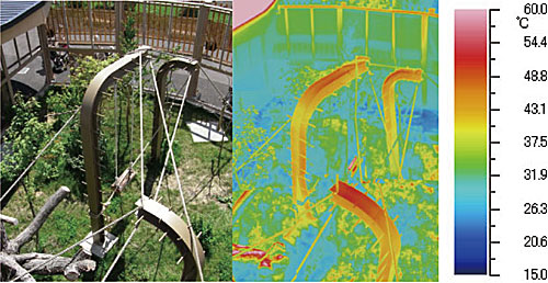 画像:改修後の熱画像
